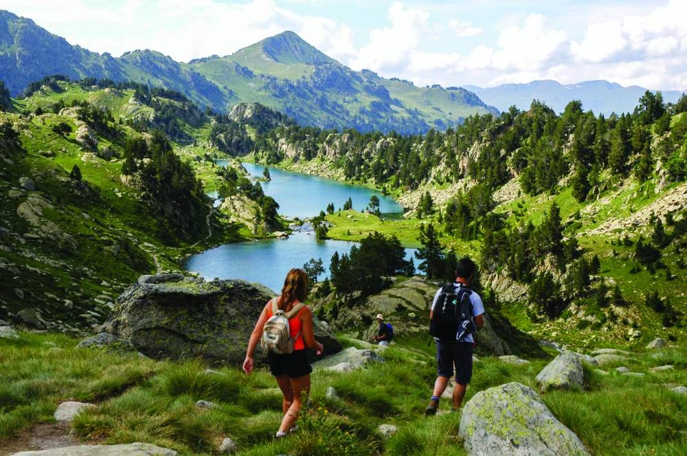 hiking above the colomers lakes credit francesc tur