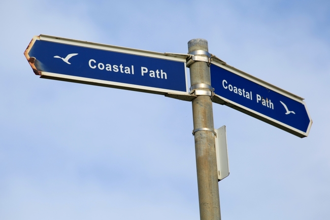 Isle of Wight coastal path sign.jpg