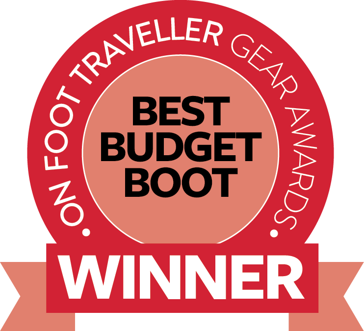 On Foot Traveller boot budget tag