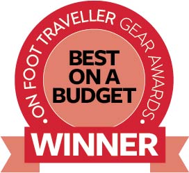 On Foot Traveller budget daypack of the year tag