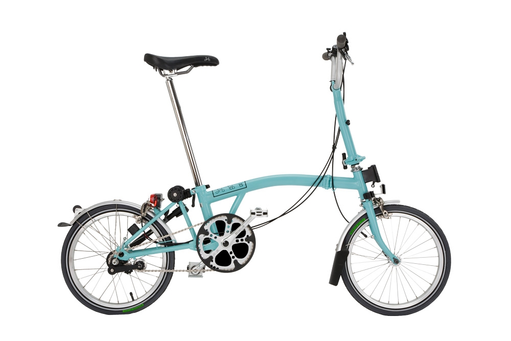 brompton side on turkish green open
