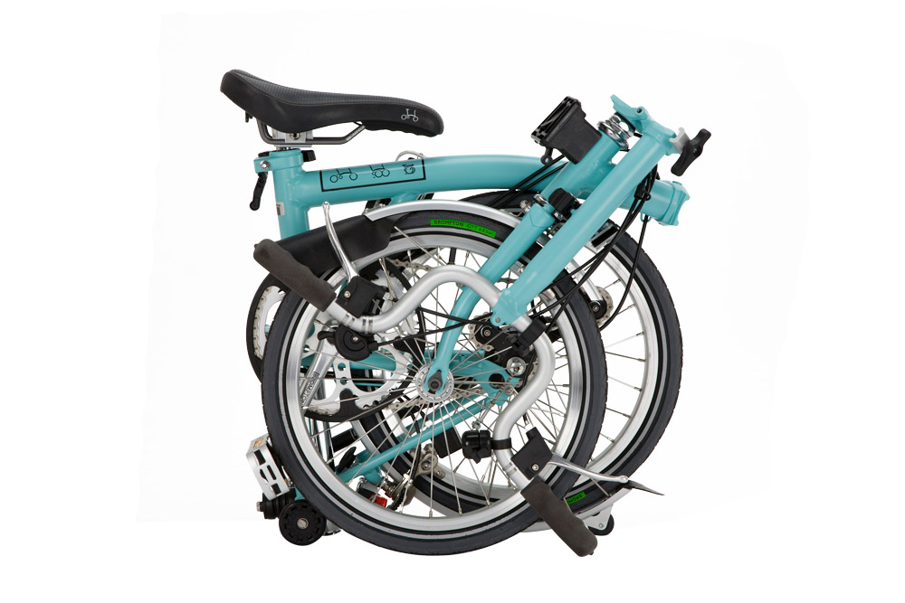 Brompton-Turkish Green folded big
