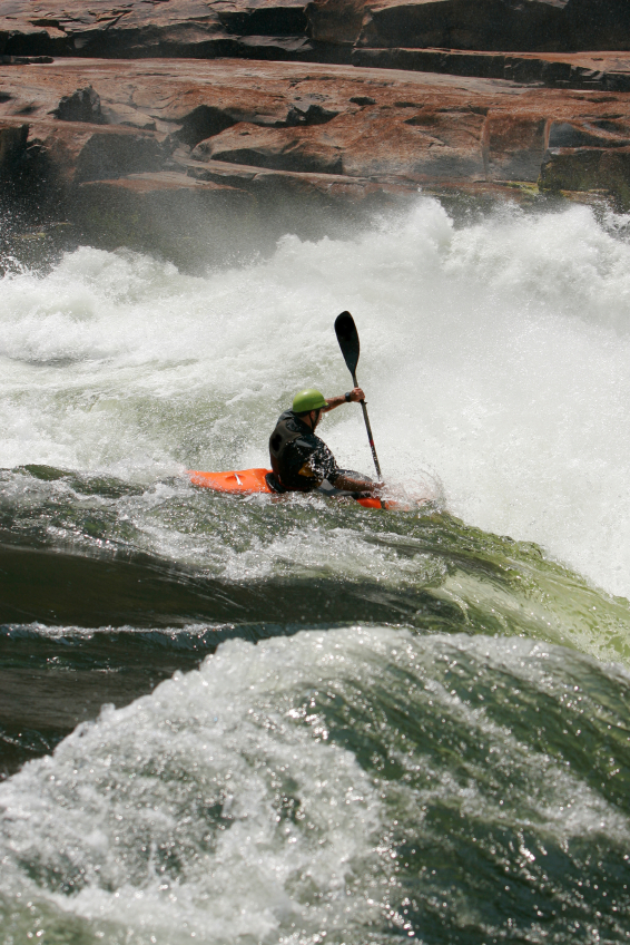 kayaking on the zambezi river