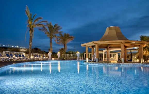 Pool at the Seabank Resort and Spa Malta