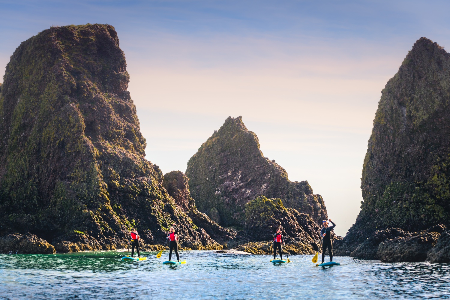 paddleboarding at stonehaven aberdeenshire scotland credit visitaberdeenshire