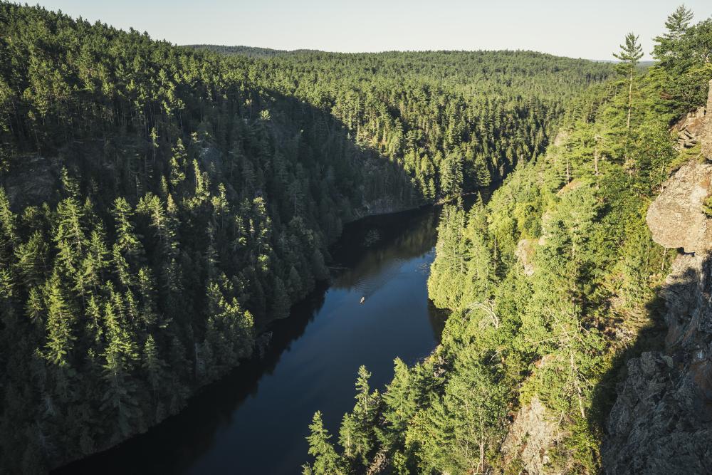 Gorge in Algonquin National Park Ontario