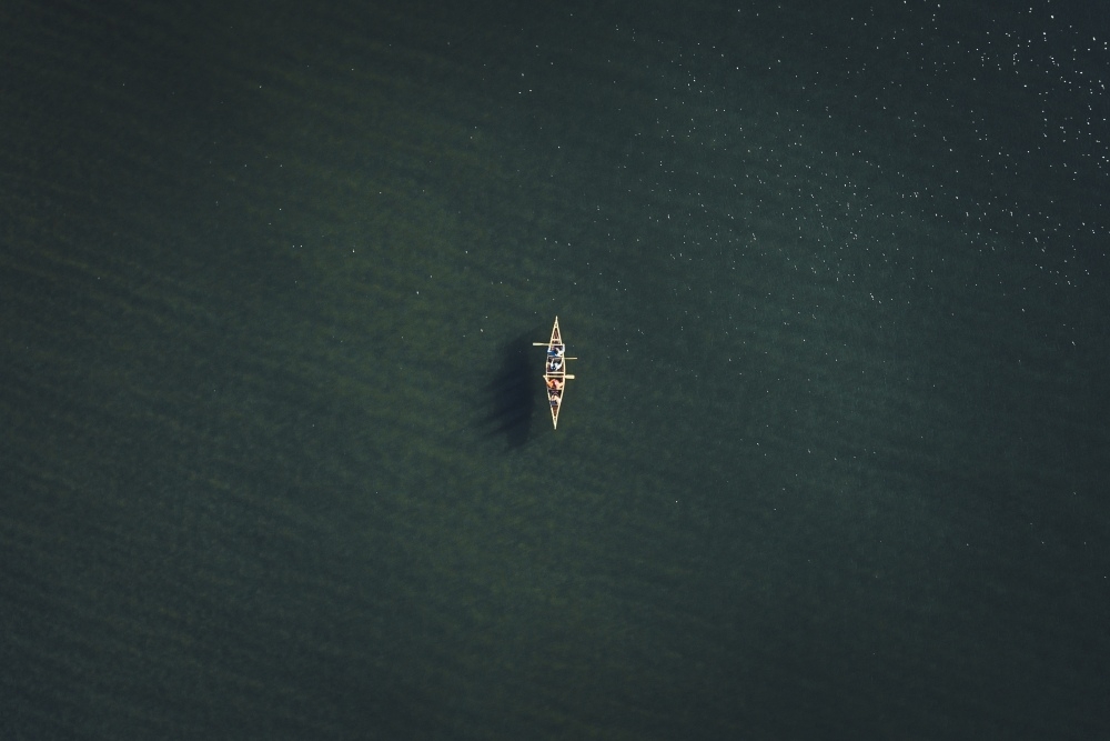 canoe from above web