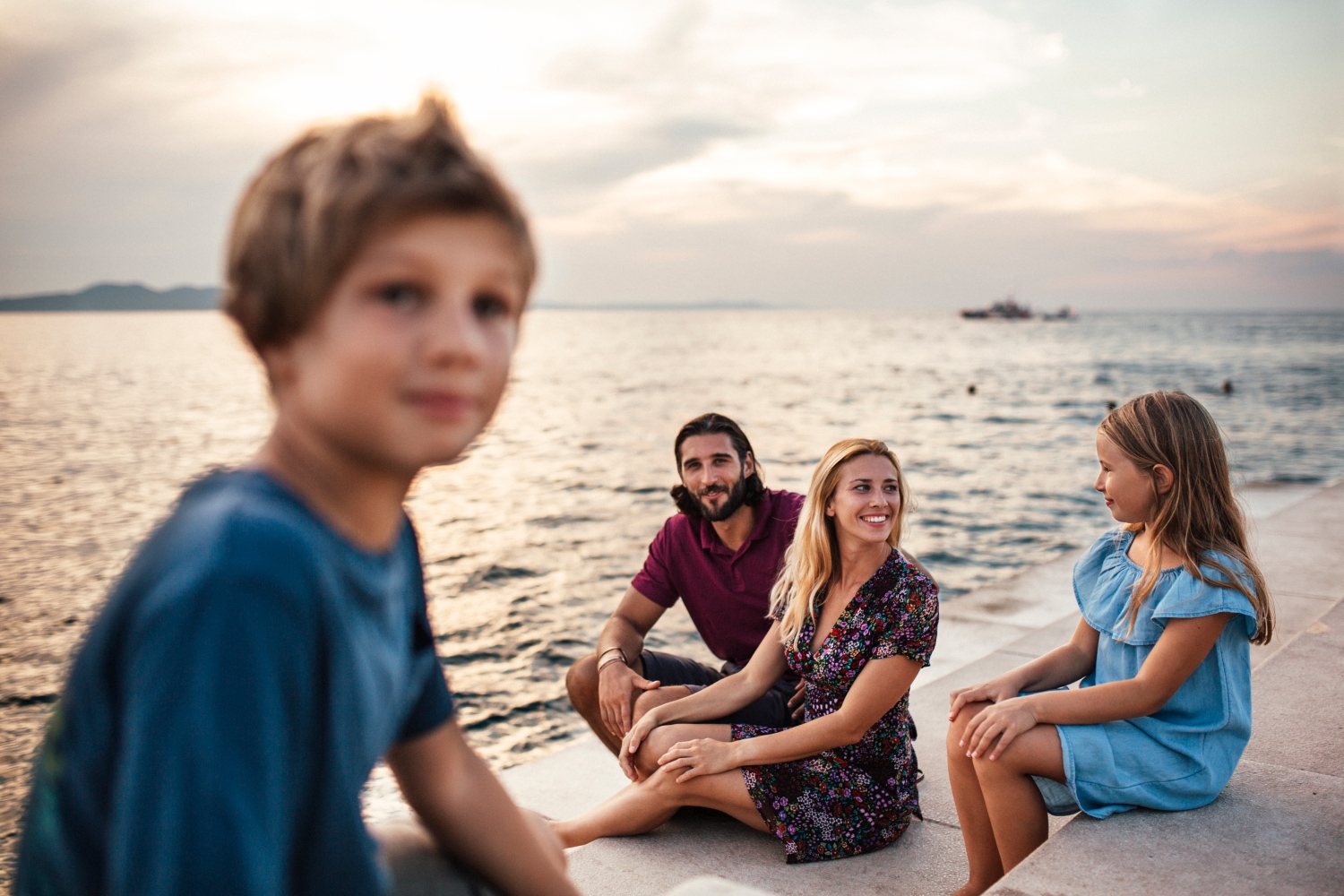 sea organ family by zadar region