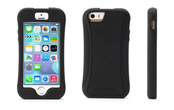 Griffin Survivor Endurance - Coque de protection pour iPhone Pro Max Noir/Gris Fumé 11 Pro Max