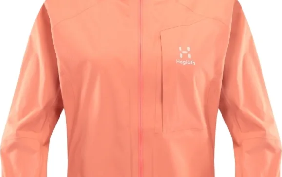 haglofs lim proof jacket coral