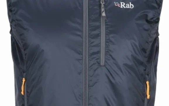 rab xenon x vest ebony qin 90 eb