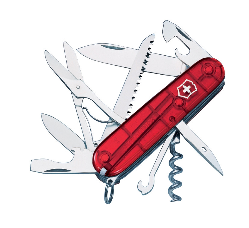victorinox huntsman jelly red