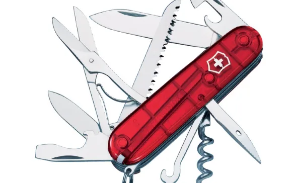 victorinox huntsman jelly red