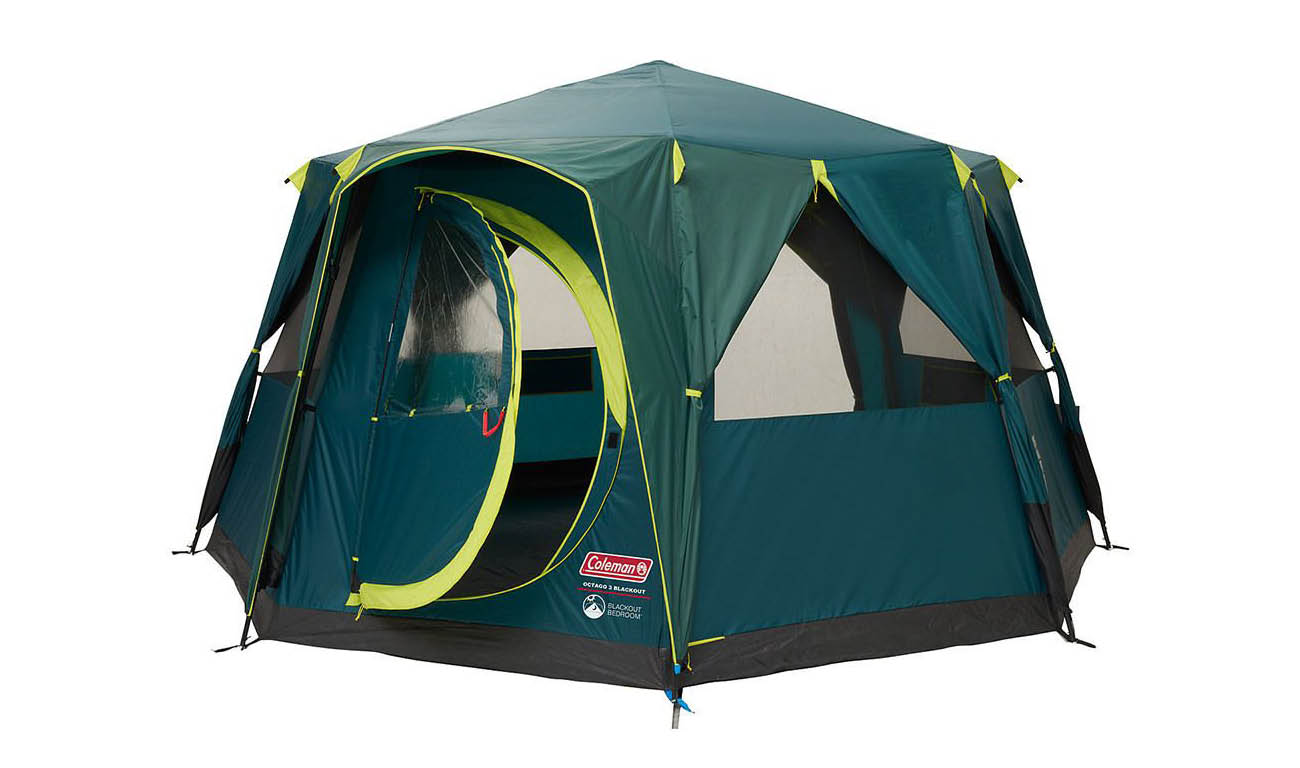 een andere Schrijf op aantal Coleman Octagon Blackout 8 Tent review - Active-Traveller