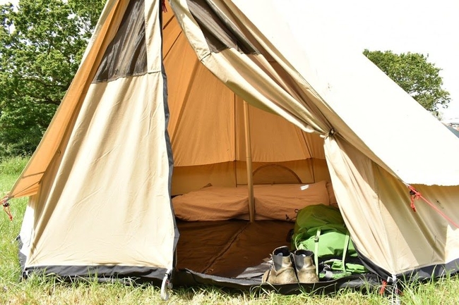 Taiko buik Exclusief Encommium Robens Klondike Bell Tent review - Active-Traveller