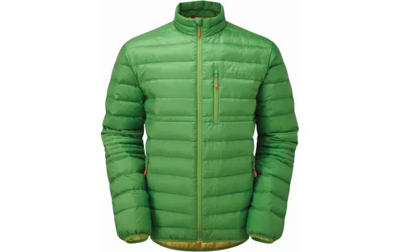 alpkit mens filoment jacket green yellow