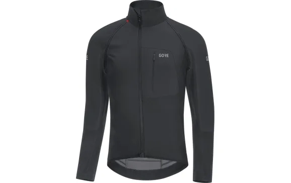 gore weargore c7 windstopper pro zip off jersey