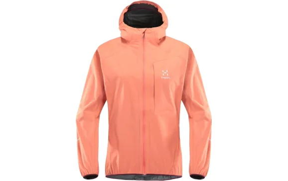 haglofs lim proof jacket coral