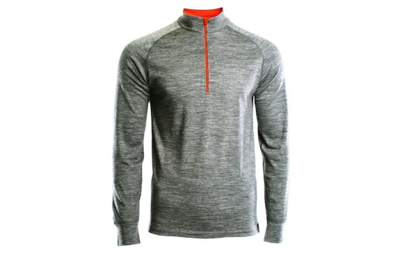 isobaa merino 200 long sleeve zip neck web