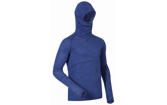 odlo revolution warm facemask men blue