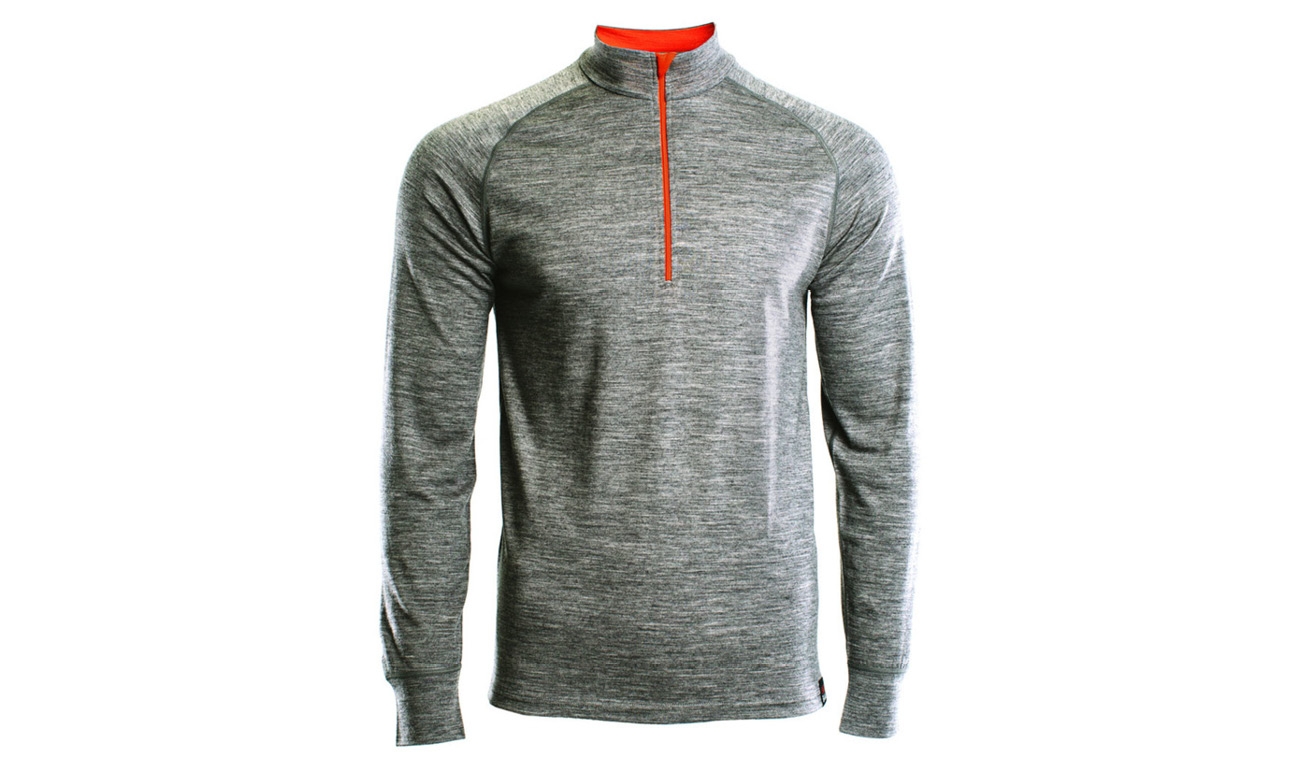 isobaa merino 200 long sleeve zip neck web