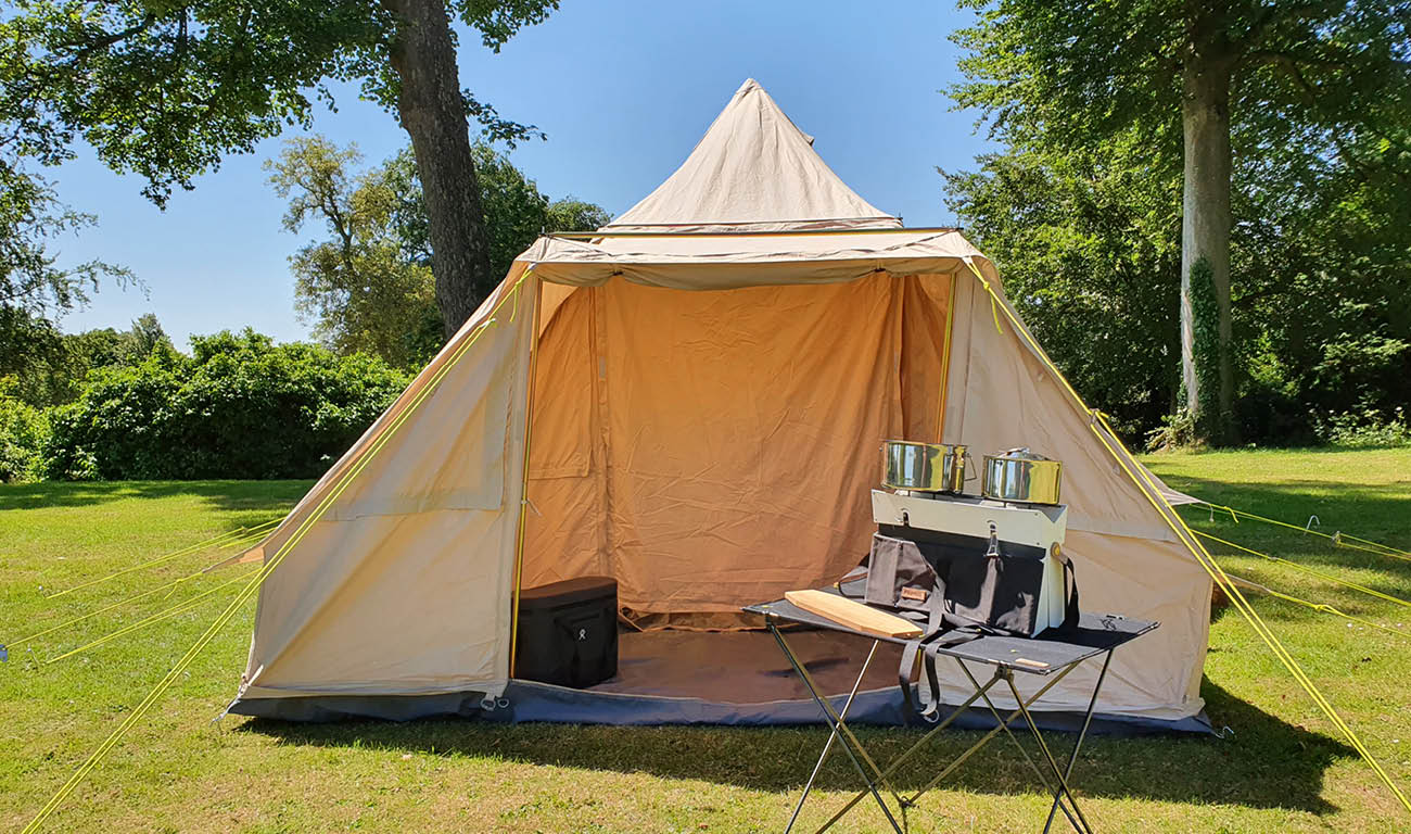 Life Under Canvas 5m Bell Tent Porch