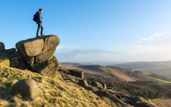 stanage edge the best walks in the peak district uk credit  istock