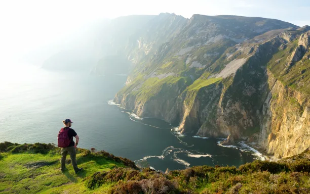 Slieve League Irelands highest sea cliffs located in south west Donegal