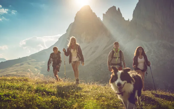 walking holidays in italy hiking in dolomites 3 with dog
