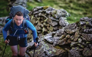 james forrest on his wainwrights expedition. picture credit   www.inov 8.com dave macfarlane 2