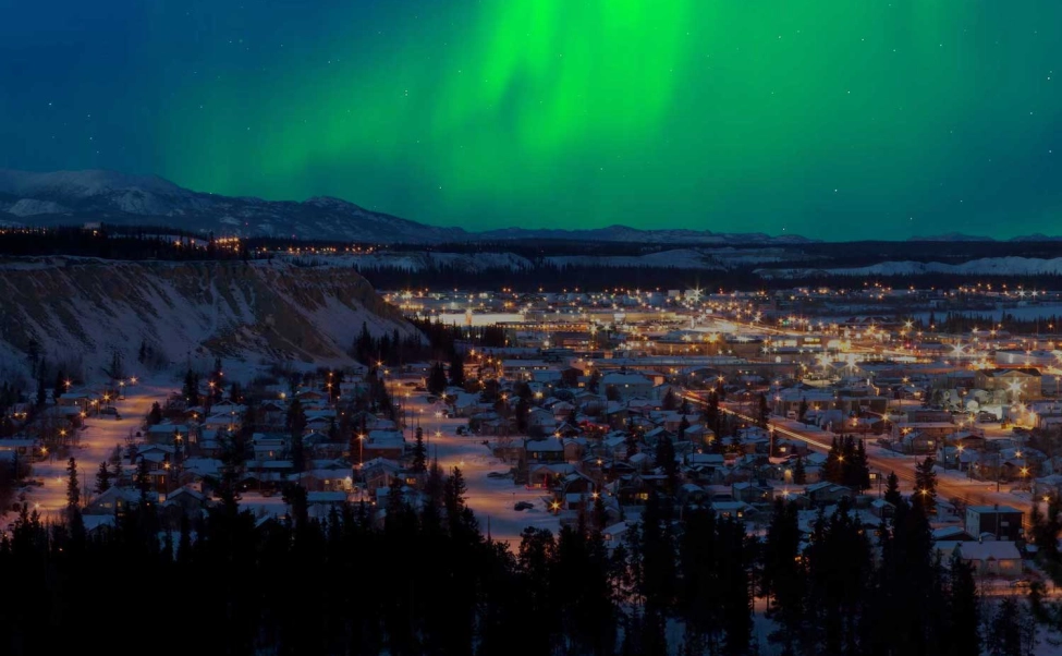 northern lights in canada yukon