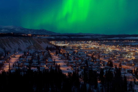 northern lights in canada yukon