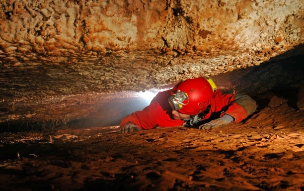 caving potholing spelunking