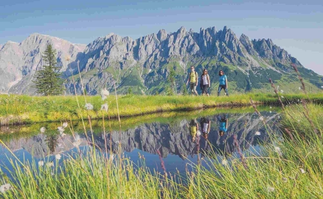 hiking high in salzburgerland edit