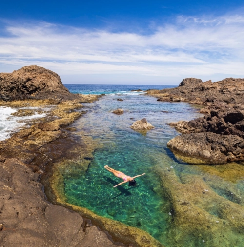 grancanaria north natual pools caleton de los cangrejos galdar web