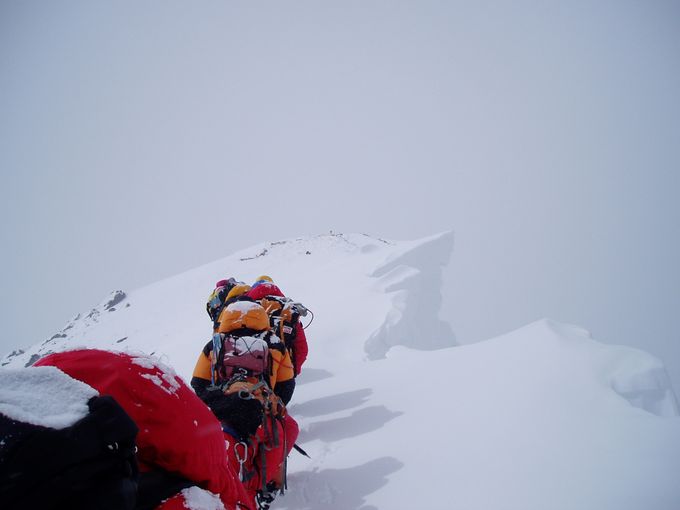 The Everest summit Kenton Cool