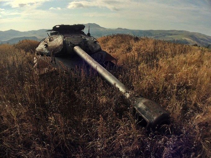 Abandoned Tank Shikotan