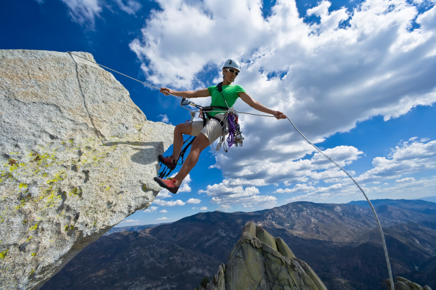 Do you know the difference between abseil and rappel?
