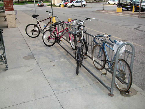 Shit bike rack