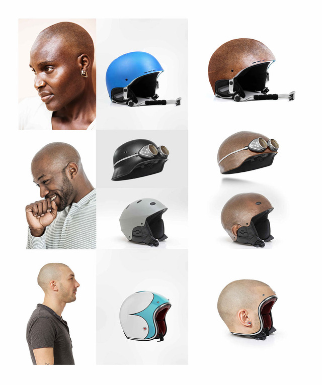 Custom-Helmet-Human-Head-Weird-Funny