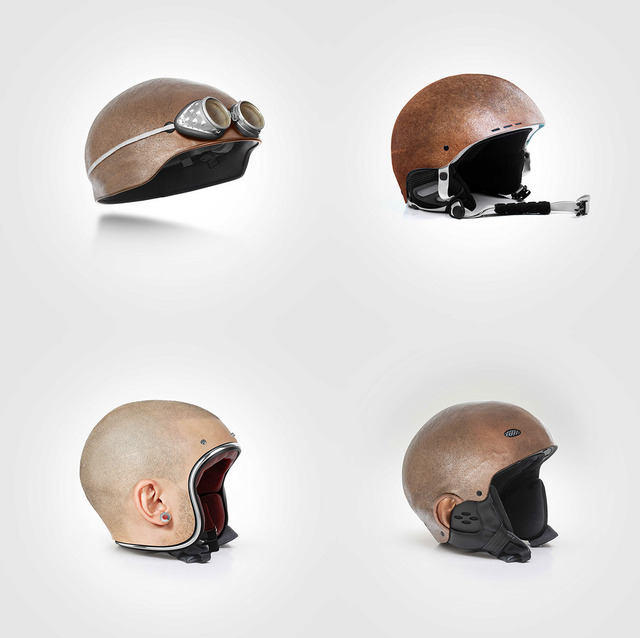 Custom-Helmet-Human-Head-Weird-Funny