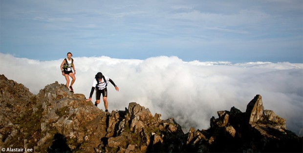 On top of Wales. Photo: Dragons Back Race