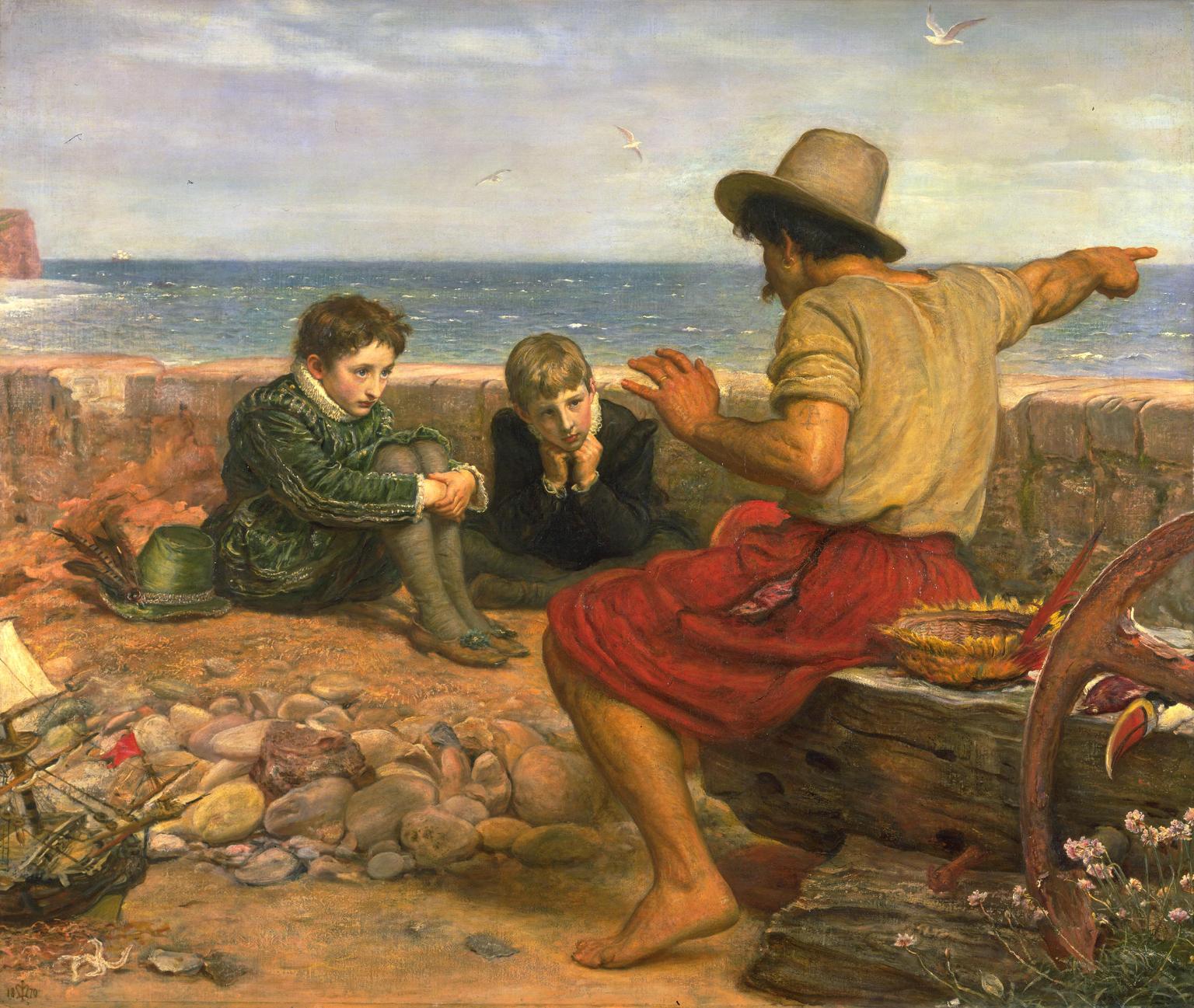 The Boyhood of Raleigh 1870 by Sir John Everett Millais, Bt 1829-1896
