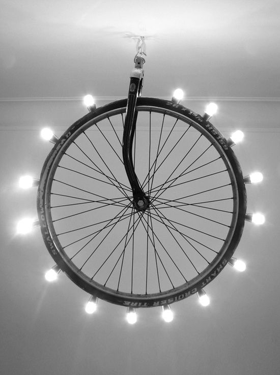 excessive bike wheel light