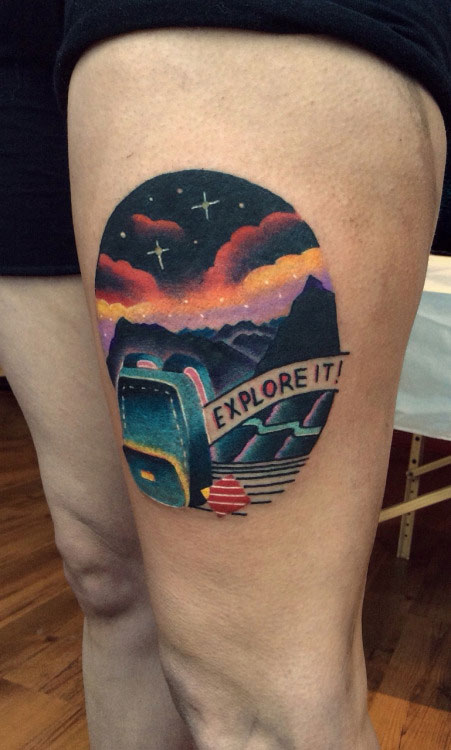 Hiking Tattoo