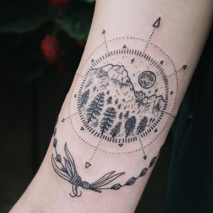 Hiking Tattoo