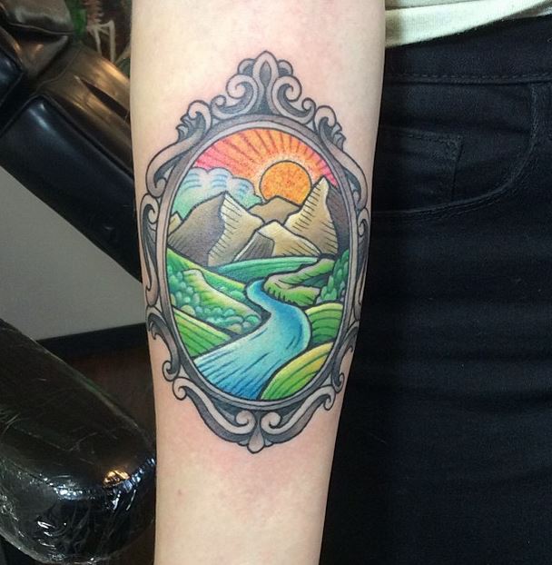 Hiking Tattoo