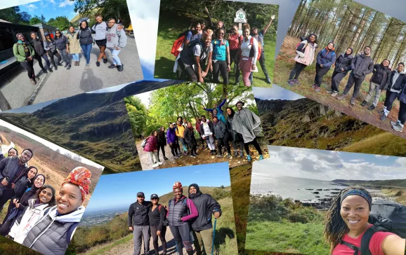 diversity in the outdoors black girls hike