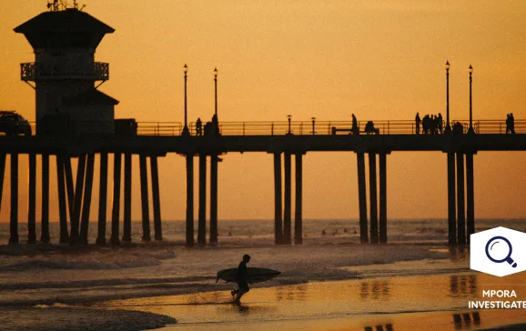 history of surfing in california