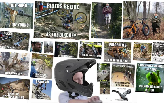 mountain biking memes